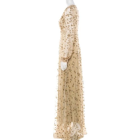 fitted lace wedding dress Janet Ribbed Maxi Dress in Ivory main image 1